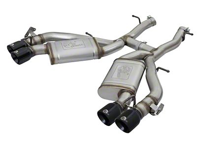AFE MACH Force-XP 3-Inch Axle-Back Exhaust with Black Tips (16-23 6.2L Camaro Coupe w/ Manual Transmission & NPP Dual Mode Exhaust)
