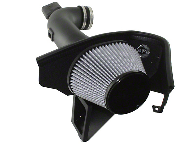 AFE Magnum FORCE Stage-2 Cold Air Intake with Pro DRY S Filter; Black (10-15 Camaro SS)