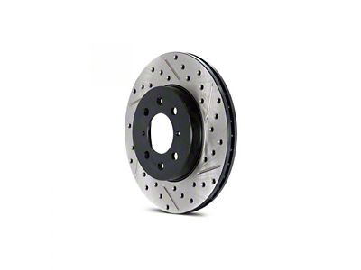 StopTech Sport Drilled and Slotted Rotor; Front Driver Side (12-15 Camaro ZL1)