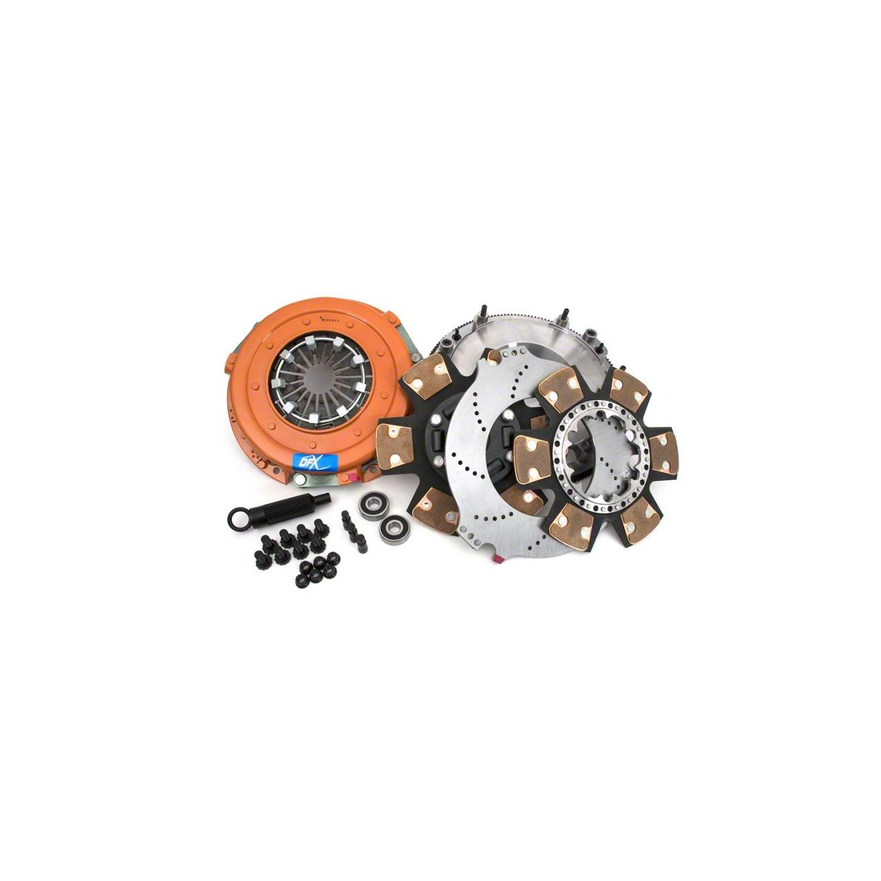 Centerforce Corvette DYAD XDS Organic/Carbon Twin Disc Clutch Kit with