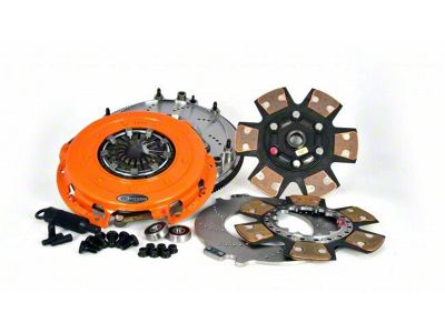 Centerforce TRIAD XDS Cast Iron/Metallic Triple Disc Clutch Kit with Flywheel; 26-Spline (16-18 Camaro SS, ZL1)