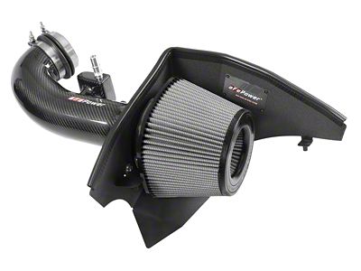 AFE Track Series Cold Air Intake with Pro DRY S Filter; Carbon Fiber (16-23 Camaro SS)