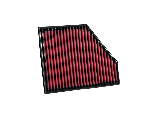 Airaid Direct Fit Replacement Air Filter; Red SynthaMax Dry Filter (16-23 Camaro SS, ZL1)