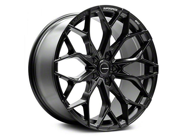 Superspeed Wheels RF07 Matte Black Wheel; 20x9 (16-23 Camaro)