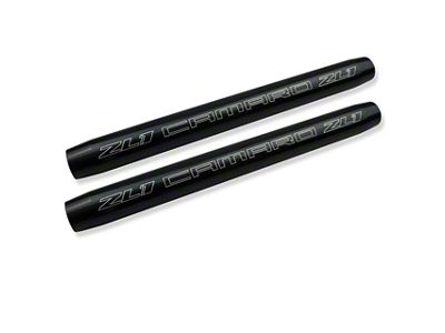 American Brothers Design Hood Shock Cover with ZL1; Red Hot (16-23 Camaro)