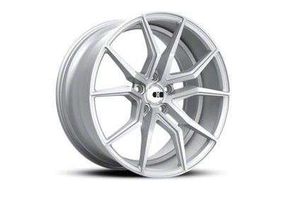 XO Luxury Verona Matte Silver Wheel; Rear Only; 20x10.5 (16-23 Camaro)