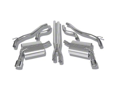 Borla S-Type Cat-Back Exhaust with Polished Tips (10-13 V6 Camaro w/ NPP Dual Mode Exhaust, Excluding RS)