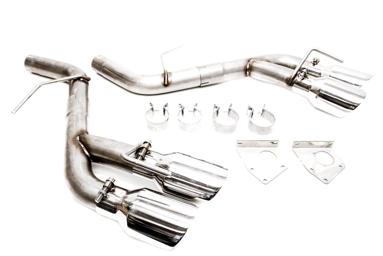 Axle-Back Exhaust with Polished Tips (16-23 3.6L Camaro w/ NPP Dual Exhaust Mode)