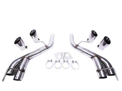 Muffler Delete Axle-Back Exhaust with Polished Tips (16-23 6.2L Camaro)