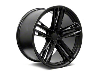 Factory Style Wheels ZL Split Style Satin Black Wheel; Rear Only; 20x11 (16-23 Camaro)