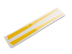 SEC10 Hood Stripe; Yellow (10-23 Camaro)