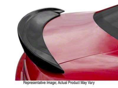 High-Wing Style Flush Mount Rear Deck Spoiler; Carbon Flash (14-15 Camaro)