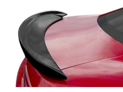 High-Wing Style Flush Mount Rear Deck Spoiler; Black (14-15 Camaro)