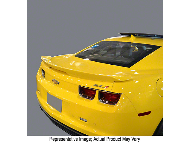 Lighted Factory Style Flush Mount Rear Deck Spoiler; Summit White (10-13 Camaro Coupe)