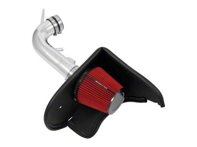 Spectre Performance Cold Air Intake with Red Filter; Polished (16-19 3.6L Camaro)