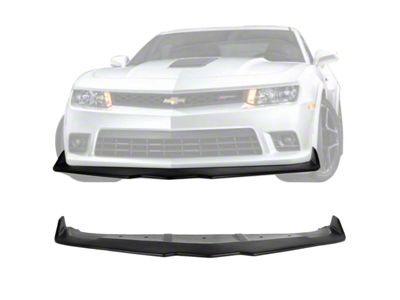 Ikon Style Chin Spoiler; Matte Black (14-15 Camaro SS)