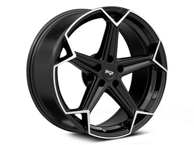 Niche Arrow Gloss Black with Brushed Face Wheel; 20x9 (10-15 Camaro)