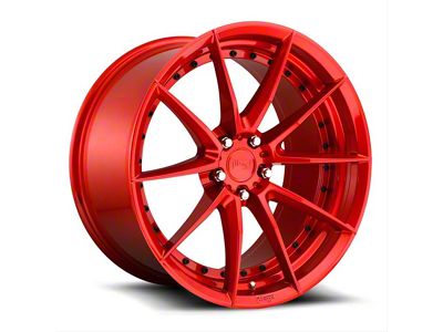 Niche Sector Candy Red Wheel; 20x9 (16-23 Camaro)