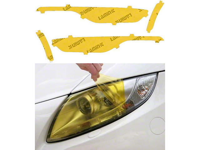 Lamin-X Headlight Tint Covers; Yellow (19-23 Camaro)