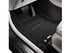 3D MAXpider Elegant Perfect Fit Carpet Front and Rear Floor Liners; Black (16-23 Camaro)