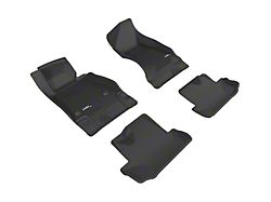 3D MAXpider KAGU Series All-Weather Custom Fit Front and Rear Floor Liners; Black (16-23 Camaro)