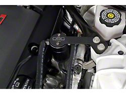 J&L 3.0 Oil Separator; Black Anodized; Driver Side (16-23 Camaro SS)