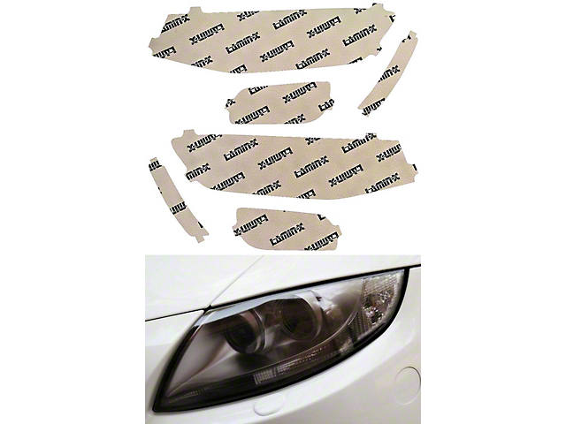 Lamin-X Headlight Tint Covers; Gunsmoke (16-18 Camaro LT)