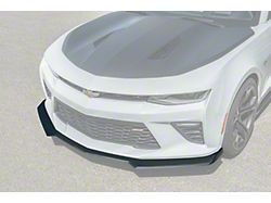 1LE Style Front Chin Splitter Lip; Primer Black (19-23 Camaro, Excluding ZL1)