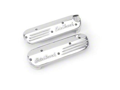 Edelbrock LS Series Coil Covers; Polished (99-02 5.7L Camaro)