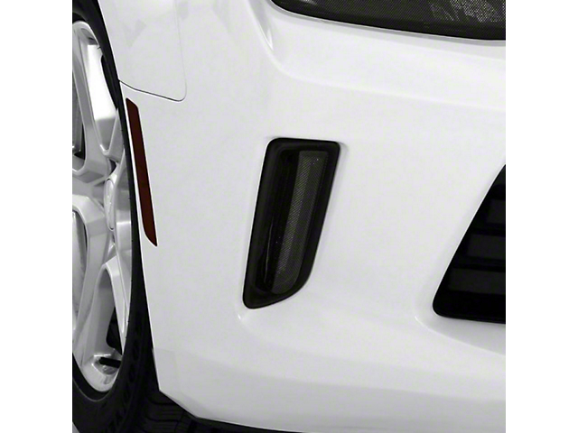 Fog Light Covers; Carbon Fiber Look (16-18 V6 Camaro)