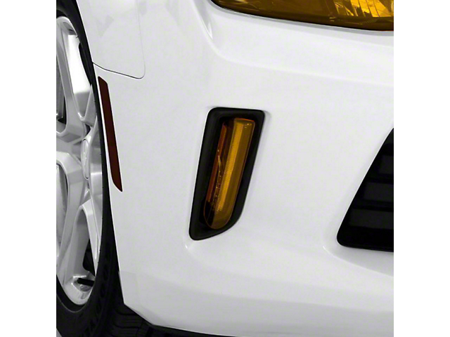 Fog Light Covers; Transparent Yellow (16-18 V6 Camaro)