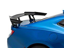 ZL1 1LE Style Rear Wing Spoiler; Glossy Black (16-23 Camaro w/o Rear Spoiler Camera)
