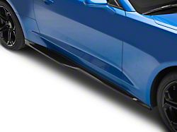 ZL1 Style Side Skirts; Gloss Black (19-23 Camaro LT w/ RS Package, SS)