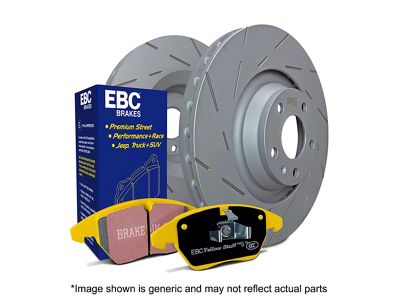 EBC Brakes Stage 9 Yellowstuff Brake Rotor and Pad Kit; Front (16-23 Camaro SS w/ 4-Piston Front Calipers)