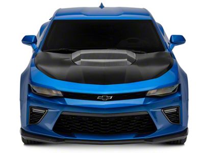 MP Concepts ZL1 Style Hood; Carbon-Look Center (16-23 Camaro)