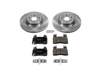 PowerStop OE Replacement Brake Rotor and Pad Kit; Front (16-23 Camaro SS w/ 4-Piston Front Calipers)