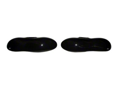 Headlight Covers; Dark Smoke (98-02 Camaro)