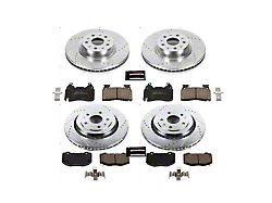 PowerStop Z23 Evolution Sport Brake Rotor and Pad Kit; Front and Rear (16-23 Camaro SS w/ 4-Piston Front Calipers)
