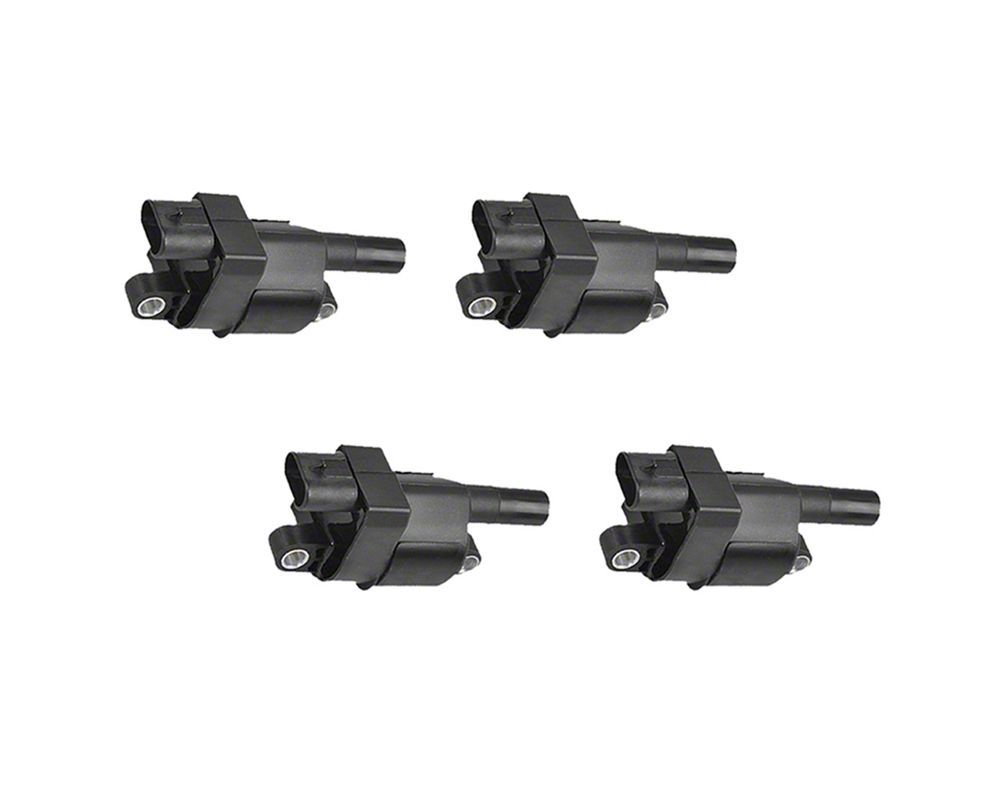 Aceon Corvette Ignition Coils Black Set Of Four