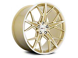 Cray Hammerhead Gloss Gold with Mirror Cut Face Wheel; 20x9 (16-23 Camaro)