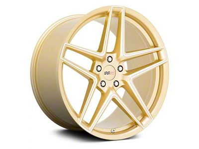 Cray Panthera Gloss Gold with Mirror Cut Face Wheel; 20x9 (10-15 Camaro)