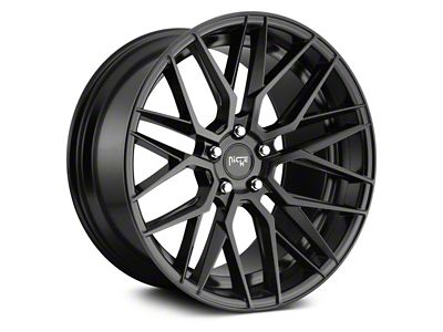 Niche Gamma Matte Black Wheel; Rear Only; 20x10.5 (10-15 Camaro)