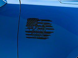 SpeedForm Eagle Distress Novelty Decal; Black (Universal; Some Adaptation May Be Required)