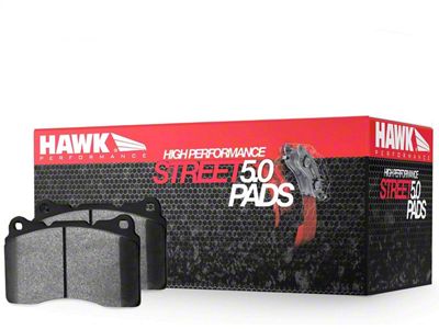 Hawk Performance HPS 5.0 Brake Pads; Front Pair (09-13 Corvette C6 ZR1; 12-13 Corvette C6 Z06 w/ Carbon Ceramic Brakes; 15-19 Corvette C7 Grand Sport & Z06 w/ Z07 Brake Package)