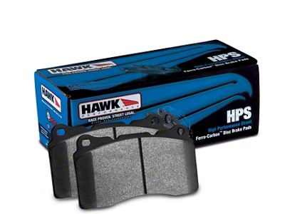 Hawk Performance HPS Brake Pads; Rear Pair (09-13 Corvette C6 ZR1; 12-13 Corvette C6 Z06 w/ Carbon Ceramic Brakes; 15-19 Corvette C7 Grand Sport & Z06 w/ Z07 Brake Package)