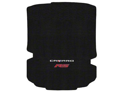 Lloyd Ultimat Trunk Mat with Camaro and Red RS Logo; Black (16-23 Camaro Coupe)