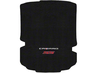 Lloyd Ultimat Trunk Mat with Camaro and Red SS Logo; Black (16-23 Camaro Coupe)