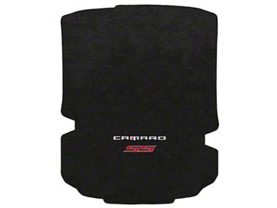 Lloyd Velourtex Trunk Mat with Camaro and Red SS Logo; Black (16-23 Camaro Coupe)