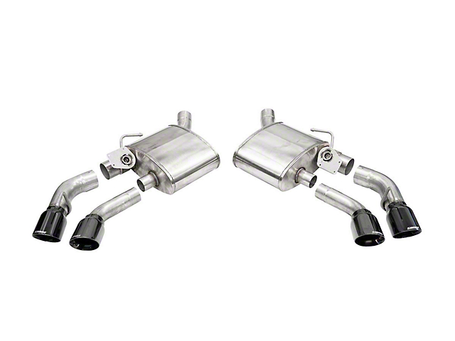 Corsa Performance Variable Axle-Back Exhaust with Quad Black Tips (16-23 6.2L Camaro)