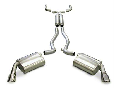 Corsa Performance Sport Cat-Back Exhaust with Polished Tips (10-15 Camaro SS Coupe w/ Automatic Transmission & w/o Ground Effect Package)